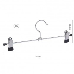 Вішалка-прищіпка (хром) 30 см./ упаковка 10 шт.